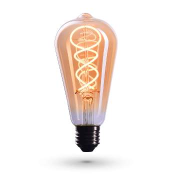 CROWN LED 110V-130V, 40 Watt, EL17 Edison Light Bulb E26 Base Dimmable Incandescent Bulbs, 3 Pack