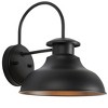 Linden 10" Outdoor Wall Sconce (Set of 2) - PLT7001 - Black - Safavieh - 4 of 4