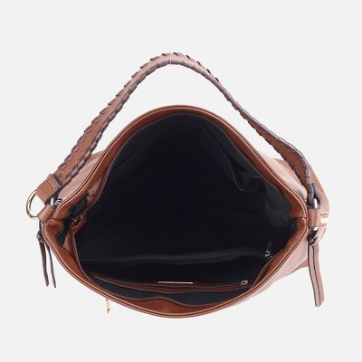 MKF Collection Blake two-tone whip stitches Women’s Shoulder bag with Wallet by Mia K — фото 6