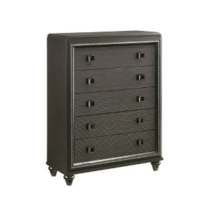 Farris 5 Drawer Chest Black - Picket House Furnishings - 1 of 4