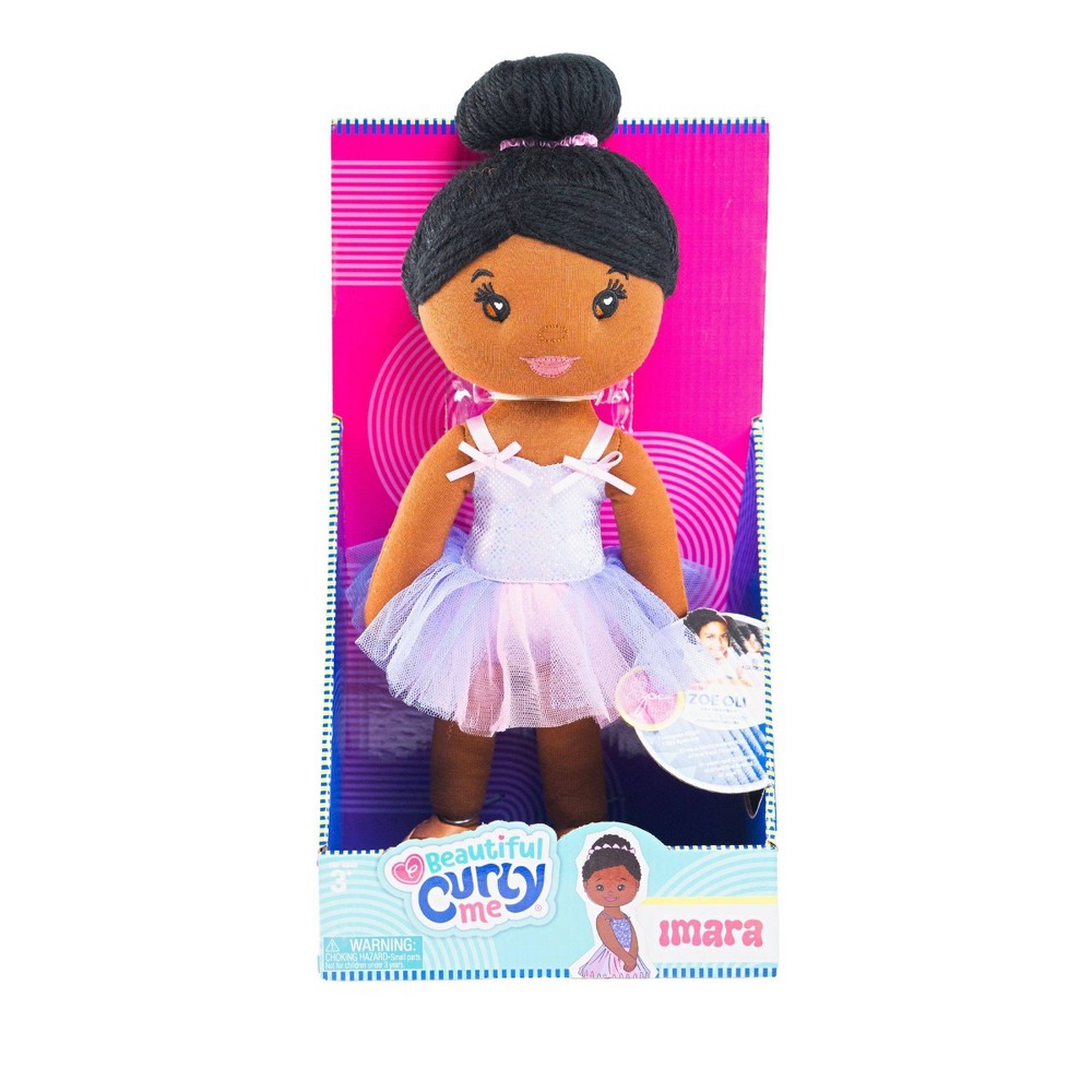 Photos - Doll Beautiful Curly Me 14'' Imara Ballerina with Braids Plush 