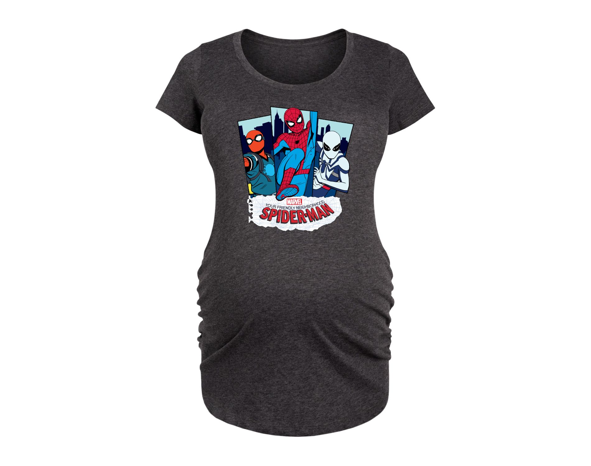 Women's Marvel Friendly Neighborhood Spider-Man Suits  - Heather Charcoal - Medium