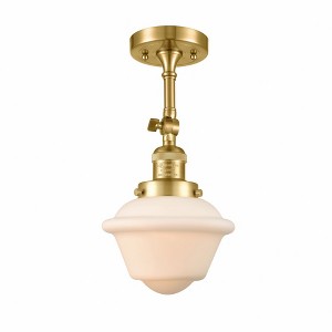 Oxford - 1 Light Semi-Flush Mount In Traditional Style-12.5 Inches Tall and 7.5 Inches Wide - 1 of 1