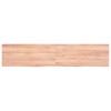 vidaXL Bathroom Countertop Light Brown 55.1 in.x11.8 in.x(0.8 in.-1.6 in.) Treated Solid Wood - 3 of 4