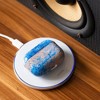 Infinite Curiosity Case Compatible with AirPods Pro - Soft Glossy Marble Skin Cover, Gray Blue - 2 of 4