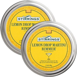 Stirrings Lemon Drop Cocktail Rimmer - Easy to Rim a Glass - Specialty Sugar and Salt Drink Rimmers - 1 of 4