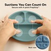 3-Pack Prep Suction Plates for Baby, 100% Silicone Toddler Plates, BPA-Free Divided Baby Plates with Suction - 3 of 4