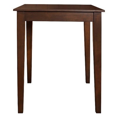 Tapered Leg Pub Table Wood/Mahogany - Crosley