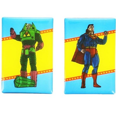 Nerd Block DC Comics Magnet Set: Superman and Lex Luthor
