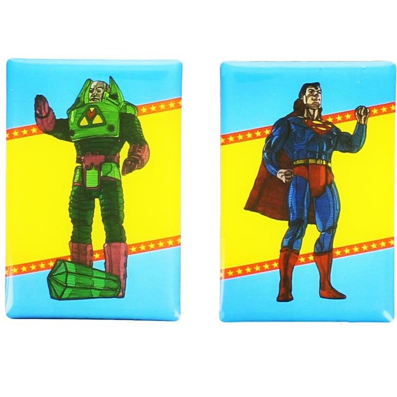 Nerd Block DC Comics Magnet Set: Superman and Lex Luthor, 1 of 2