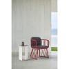 HomeStock Petunia Side Table in White Powder-Coated Aluminum and Walnut Chinese HPL top - 2 of 2