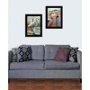 "Blue Heron Duet" 2-Piece Vignette by Stellar Design Studio, Ready to Hang Framed Print, Black Frame - 2 of 4