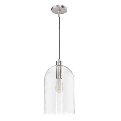 Hunter Fans Lochemeade 1 - Light Pendant in  Brushed Nickel