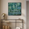 Art Remedy Monet - Water lilies and Japanese Bridge Blue Monet Art Prints Framed - 2 of 4