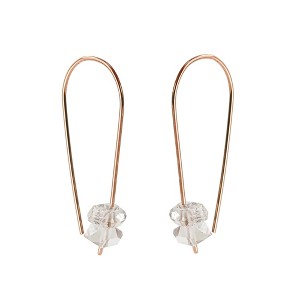 Herkimer Diamond Threader Earrings - 1 of 4