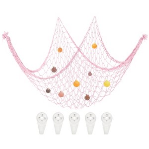 Unique Bargains Cotton Linen Mediterranean Style Decorative Shells Decorative Hanging Ornaments - 1 of 4