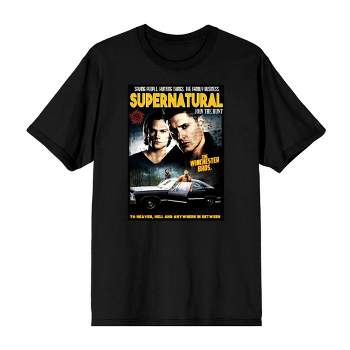 Supernatural Tv Series Men's Then & Now Black Graphic T-shirt-medium :  Target