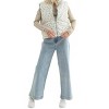 Women's Reversible Floral Puffer Vest - WISHLIST - 2 of 4