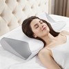 Hyleory Ergonomic Side Sleeper Pillow With Washable Case, Pressure-Relief Design with Zoned Support - 4 of 4