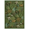Forest Rug Washable Area Rugs for Living Room Bedroom Jungle Animal Print Rug Soft Non Slip Low Pile Throw Rug - 4 of 4