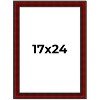 PosterPalooza | Weathered Red Picture Frame - UV Acrylic, Foam Board Backing, Hanging Hardware - 2 of 4