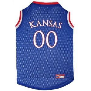 NCAA Kansas Jayhawks Basketball Pets Jersey - 1 of 3