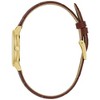 Bulova Ladies' Classic Diamond Gold Stainless Steel 3-Hand Quartz Watch, Brown Leather Strap, 27mm - 2 of 3