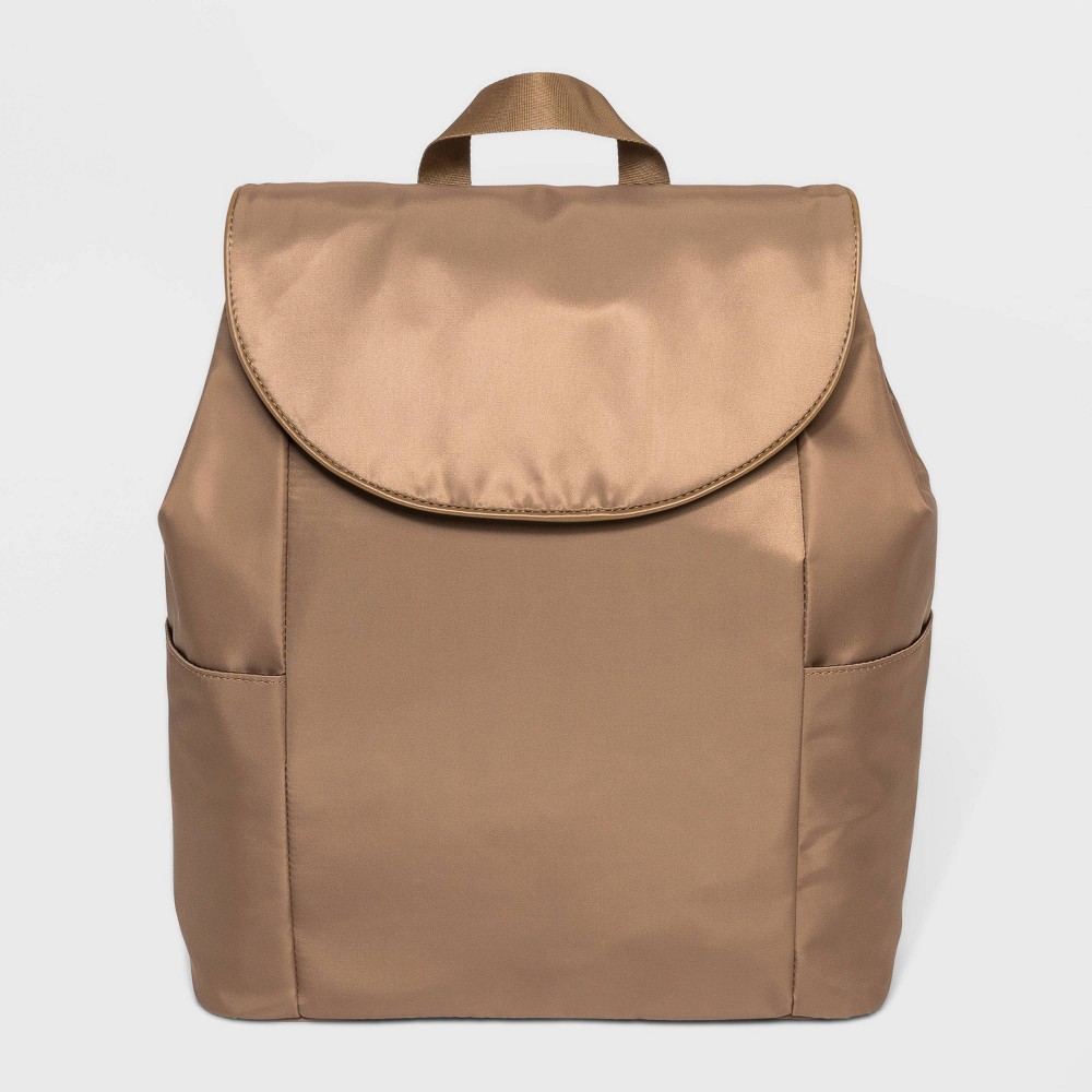 Magnetic Closure Flap Backpack - A New Day Tan