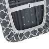 Seymour Home Products Ultimate Replacement Cover and Pad Gray Lattice: Ironing Board Cover, Padded, Elastic Band Closure - 4 of 4