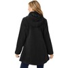 Woman Within Plus Size Hooded A-Line Fleece Coat - 3 of 4