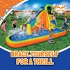 Banzai Gushing Geyser Water-Spraying Inflatable Outdoor Water Park with Water Slide, Overhead Sprinkler, Spraying Hose, and Splash Pool, Multicolor - image 2 of 4