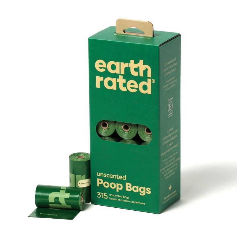 Earth Rated Dog Poop Bags - Unscented - 315ct, 1 of 6