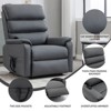 NicBex Chenille Lift Recliner Chair for Elderly,Cozy Massage Chairs with Massage and Lumbar Heating,Modern Reclining Chairs for Living Room - 4 of 4