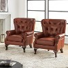 Lamprecht Genuine Leather Armchair Set of 2| HULALA HOME - 2 of 4