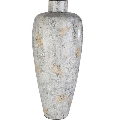 Mark & Day Chepelare 28"H x 12"W x 12"D Transitional Gray Decorative Vase