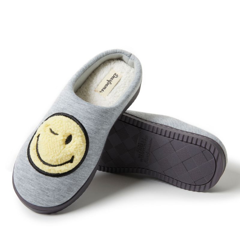 Dearfoams Women's Smile Icon Smiley Face Slide Slippers, 2 of 6