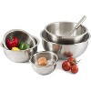 Stainless Steel Mixing Bowl - 18/8 Stainless Steel, Extra Wide Lip, Weighted Design, Flat Bottom with High Sides, Dishwasher Safe - 3 of 4