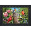Briarwood Lane Spring Doormat 30x18 Indoor Outdoor Fence Post Birds For Spring Doormat - 2 of 4