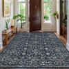 COZONY Floral Vintage Area Rug, Machine Washable Non-Slip Carpet for Living Room and Bedroom - 3 of 4