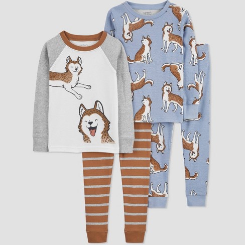 Carter s Just One You Toddler Boys 4pc Fox And Striped Pajama