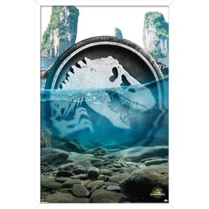 Trends International Jurassic World: Rebirth (2025) - Water Logo Framed Wall Poster Prints - 1 of 4