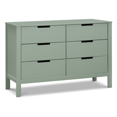 Image of Carter's by DaVinci Colby 6-Drawer Dresser - Light Sage
