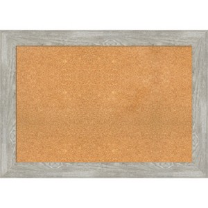 Amanti Art Dove Greywash Framed Corkboard, Natural Cork - 1 of 4