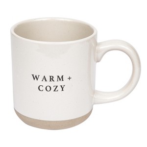 Sweet Water Decor Warm and Cozy Stoneware Coffee Mug -14oz - 1 of 4