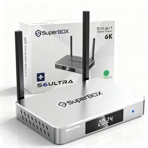 MYKKO Super box - Fully Loaded 6K Android TV Box, Loaded with WiFi 6 & Voice Remote TV Streaming Stick Devices Box Super, S6 Ultra / S6 Max / S6 Pro - 1 of 4