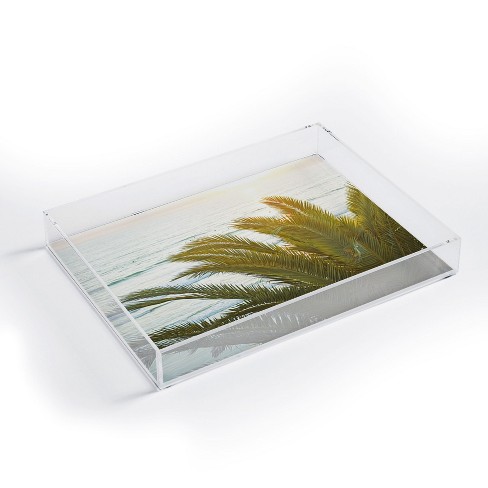 Bree Madden Sun Palm Small Acrylic Tray - Deny Designs