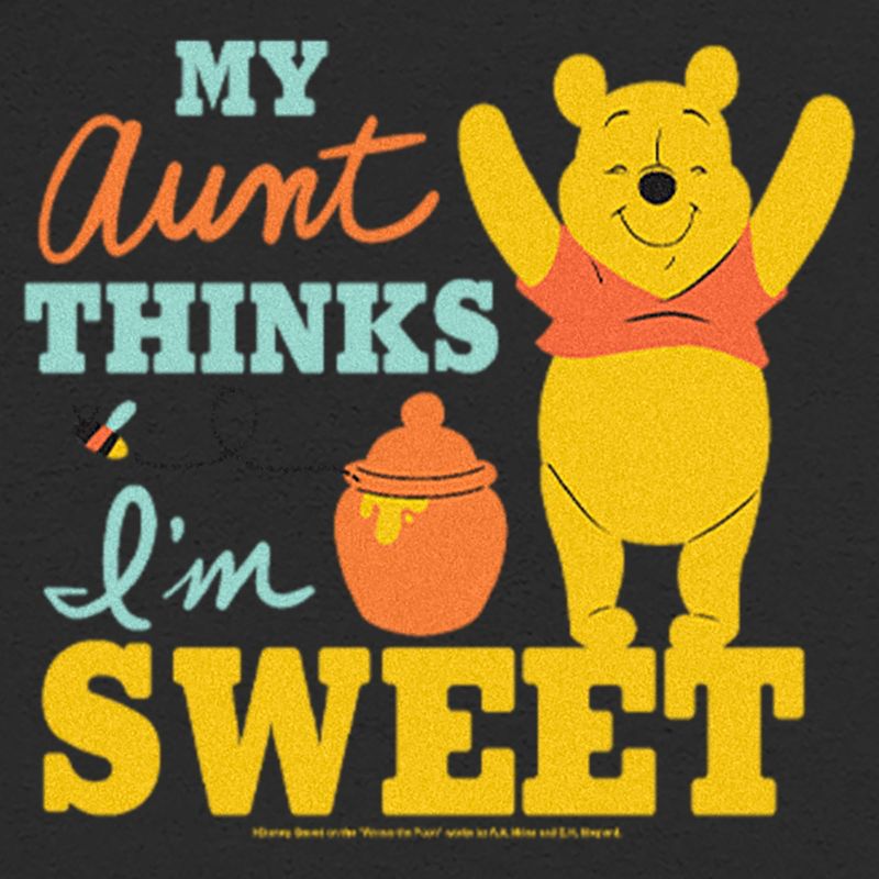 Infant's Disney Winnie the Pooh My Aunt Thinks I'm Sweet Onesie, 2 of 4