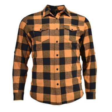 tobacco flannel Burnside Men's Buffalo Plaid Modern Fit Flannel Shirt