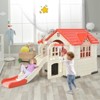 Infans Outdoor Play house and Slide Set for Kids w/ 7 PCS Toy Set & Waterproof Cover - 4 of 4