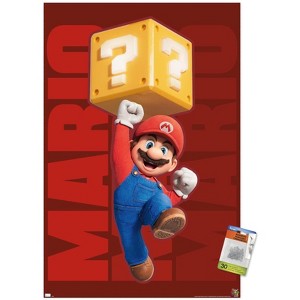 Trends International The Super Mario Bros. Movie - Mario Jump Unframed Wall Poster Prints - 1 of 4